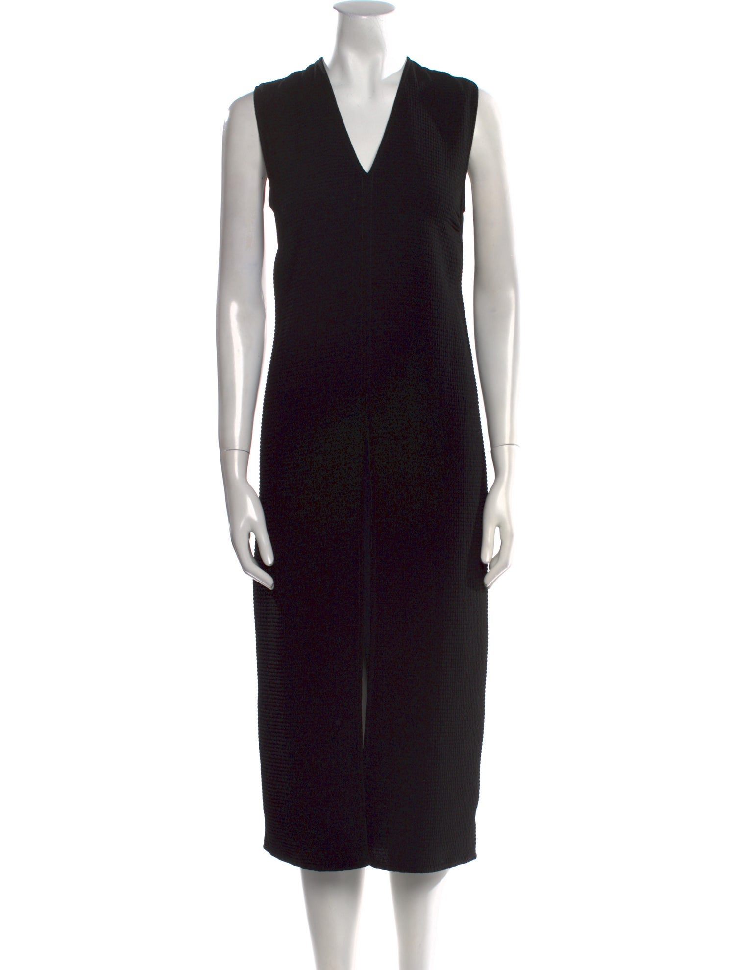 Helmut Lang V-Neck Long Dress