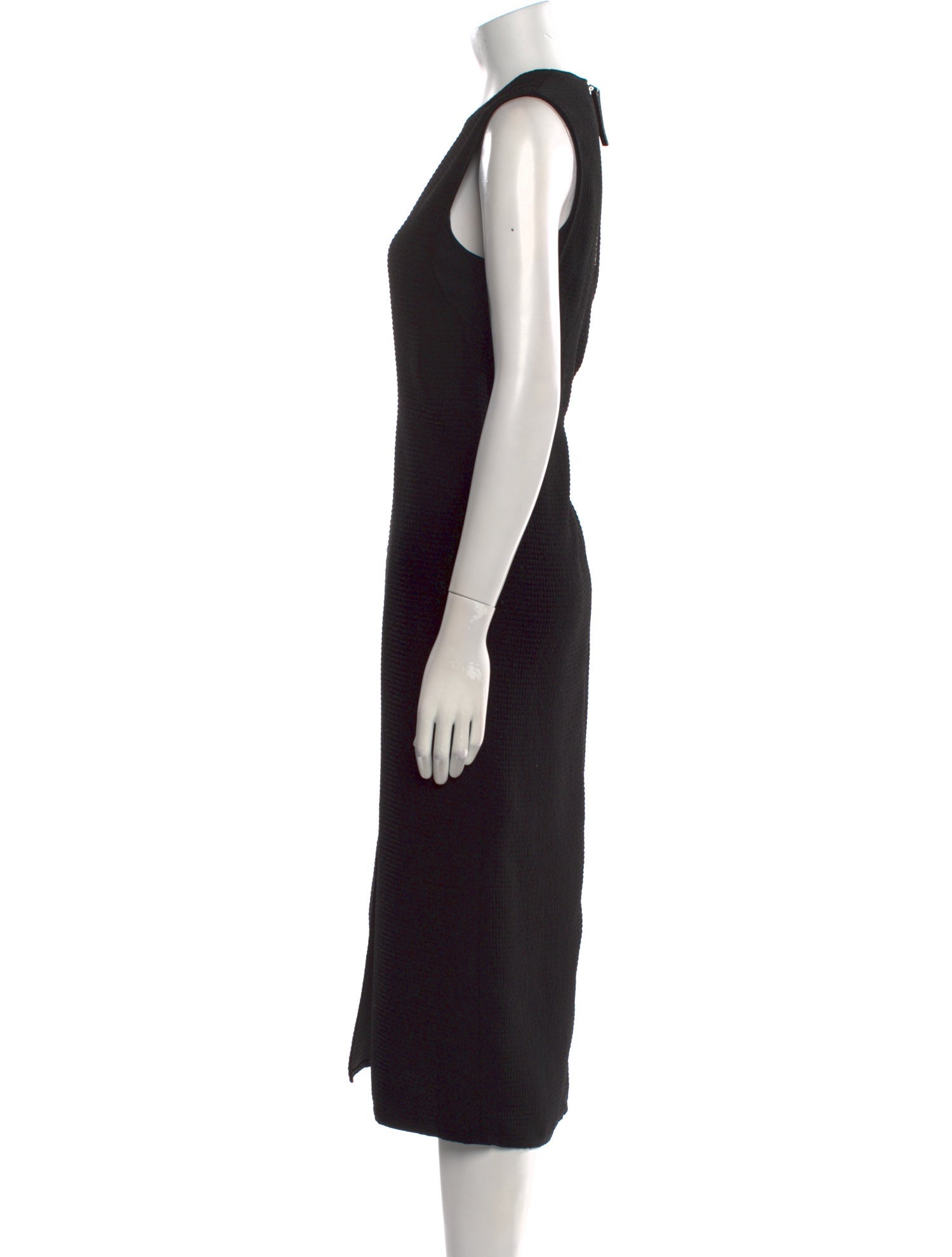 Helmut Lang V-Neck Long Dress