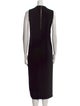 Helmut Lang V-Neck Long Dress