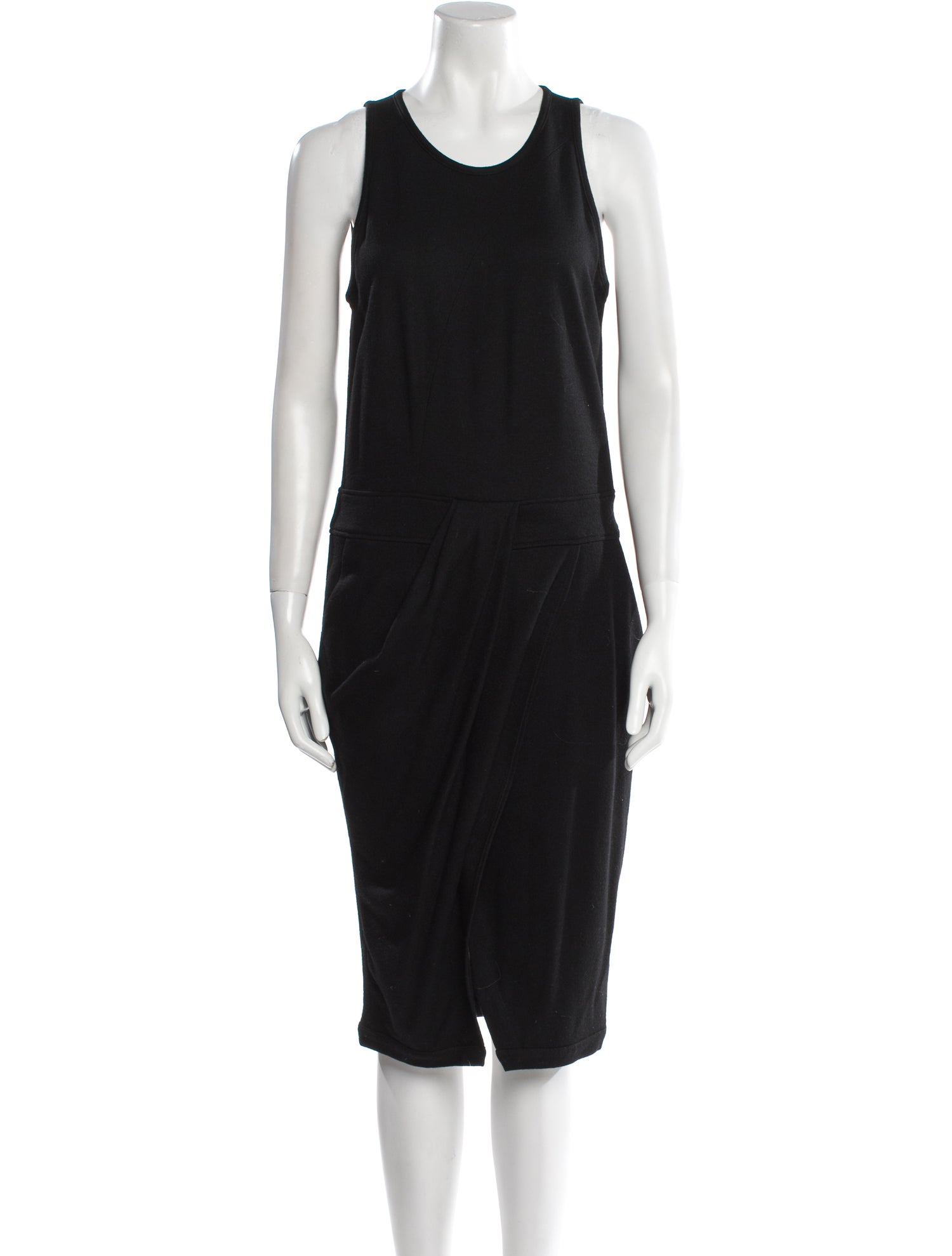 Helmut Lang Wool Midi Length Dress