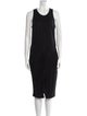 Helmut Lang Wool Midi Length Dress