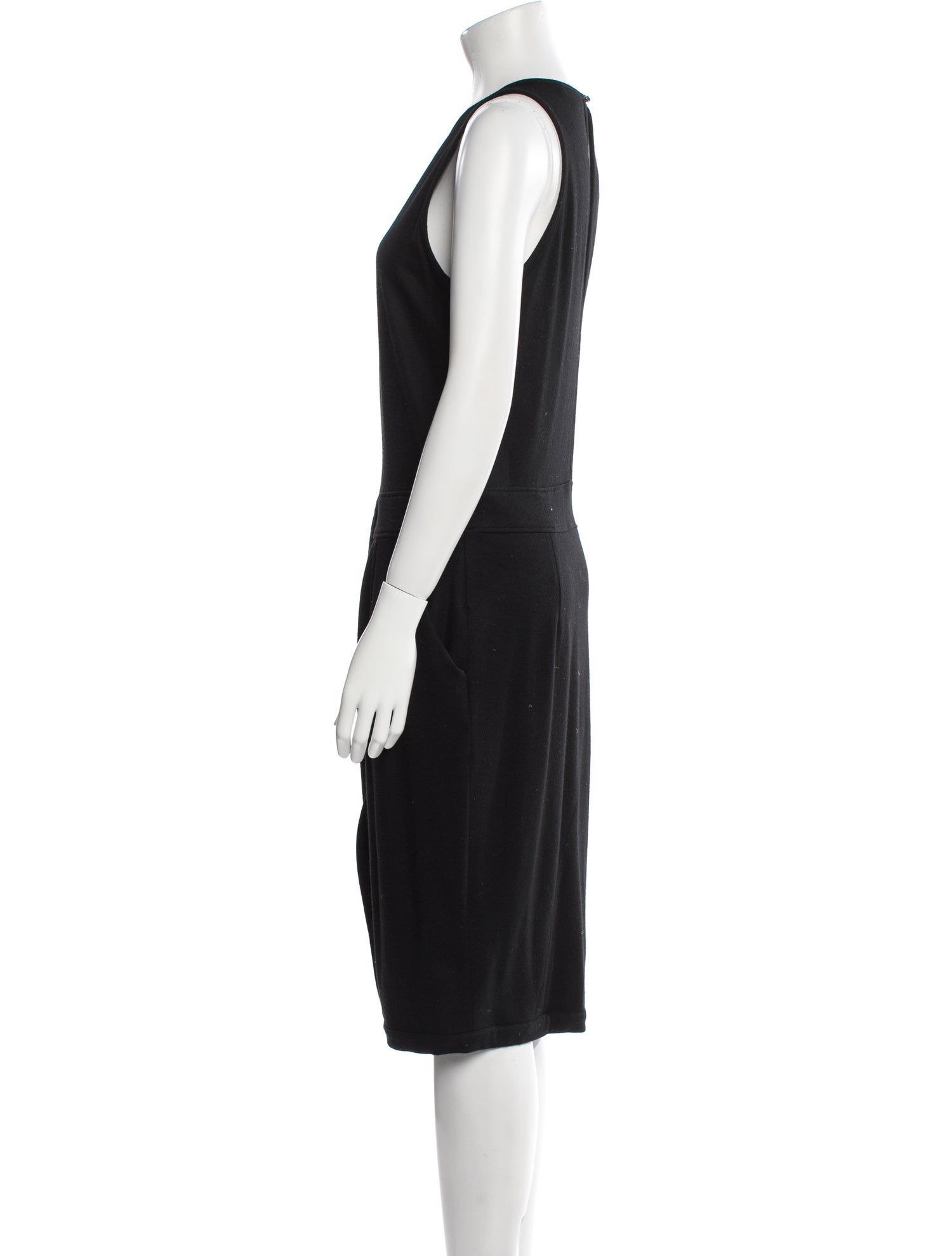 Helmut Lang Wool Midi Length Dress