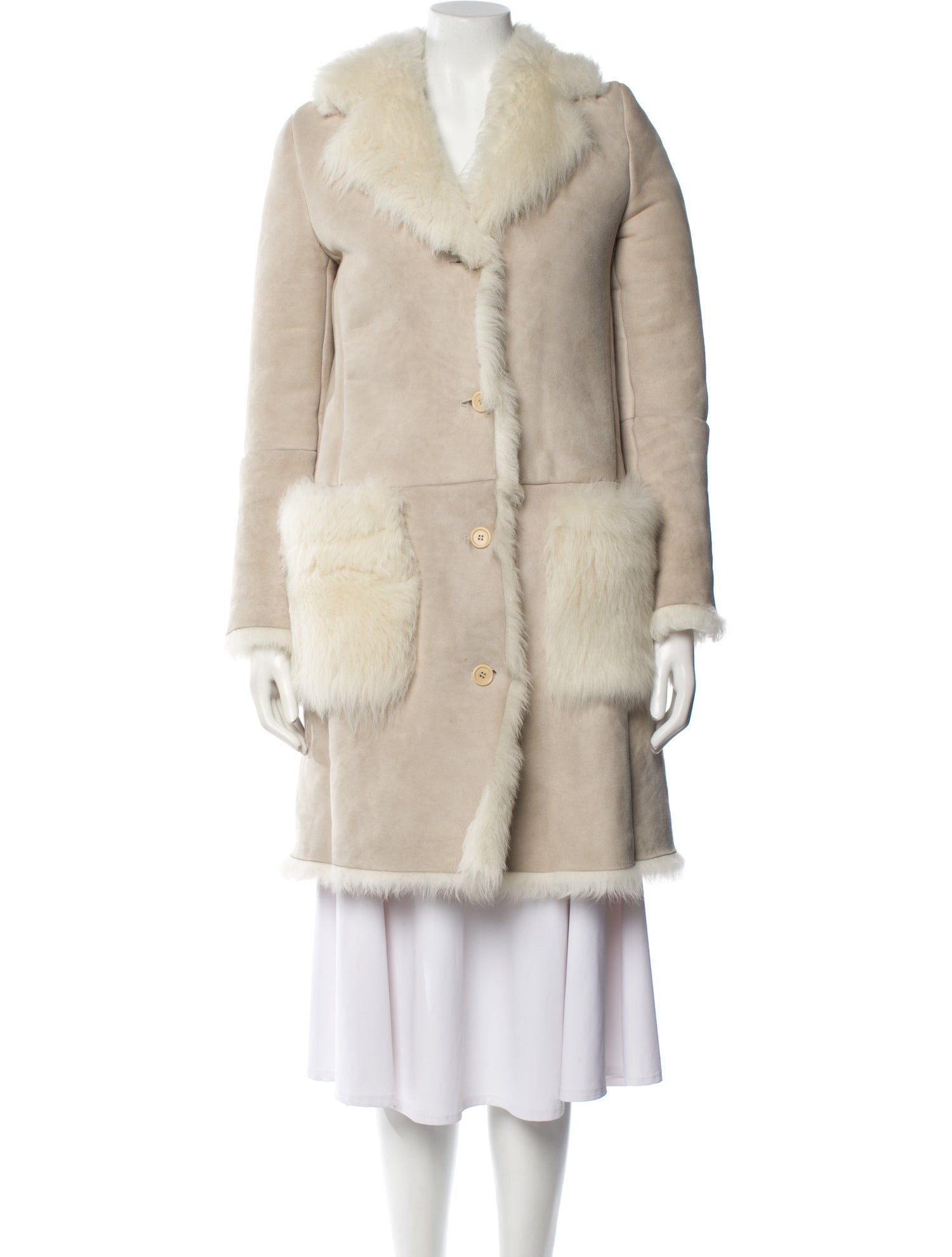 Helmut Lang Vintage 2002 Fur Coat