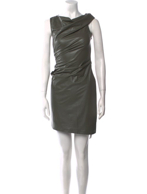 Helmut Lang Cowl Neck Mini Dress