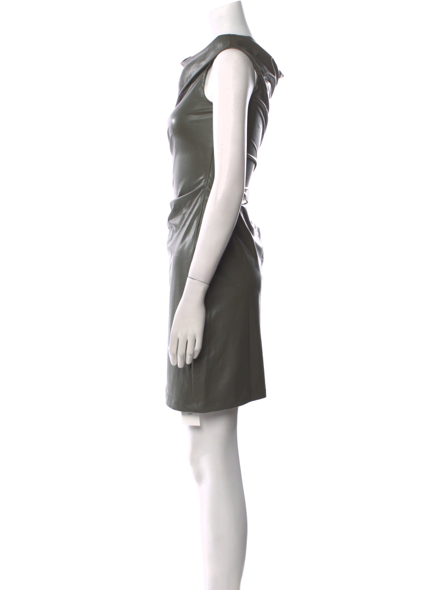 Helmut Lang Cowl Neck Mini Dress
