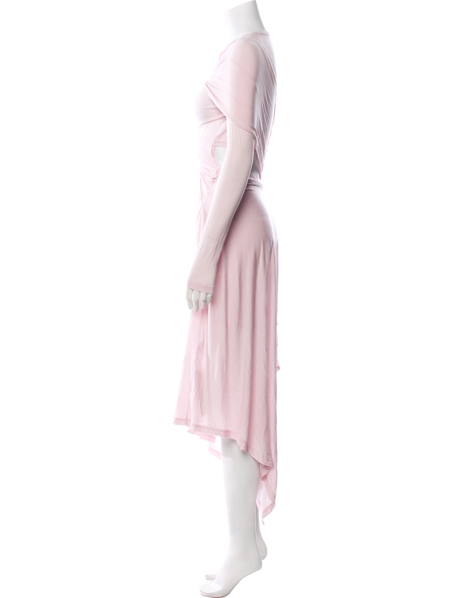 Helmut Lang Crew Neck Long Dress