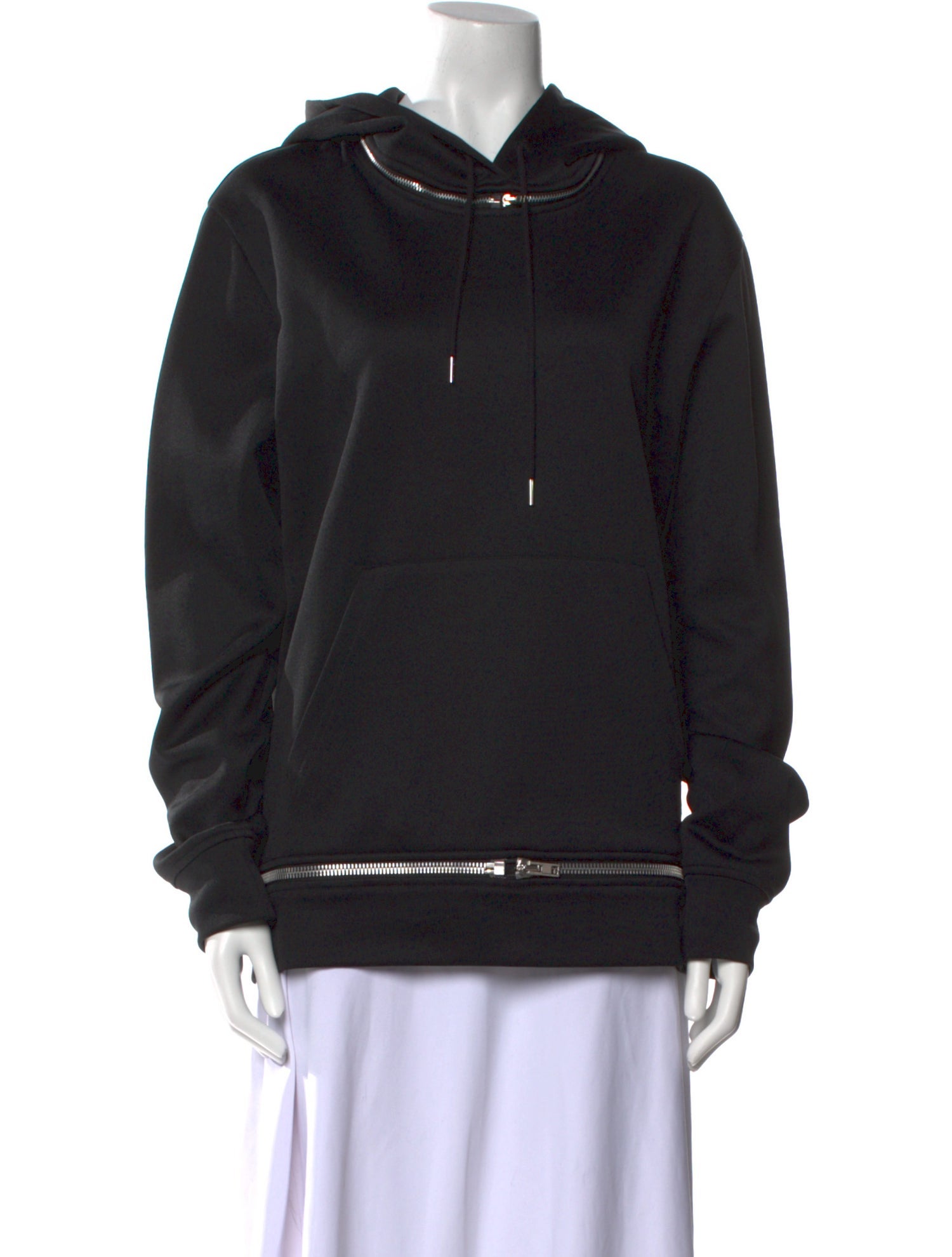 Helmut Lang Cowl Neck Long Sleeve Sweatshirt