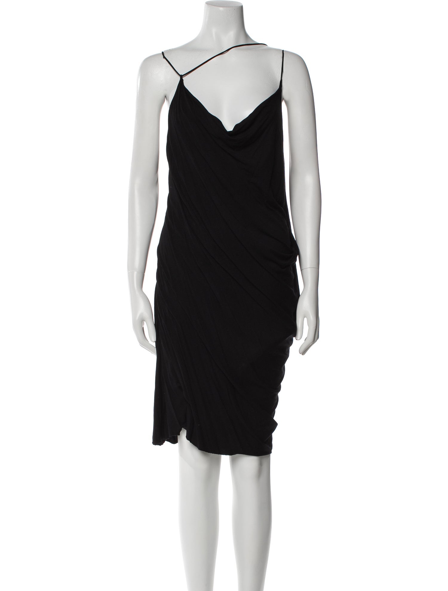 Helmut Lang Cowl Neck Mini Dress