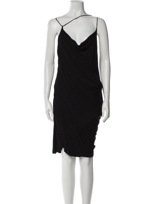 Helmut Lang Cowl Neck Mini Dress