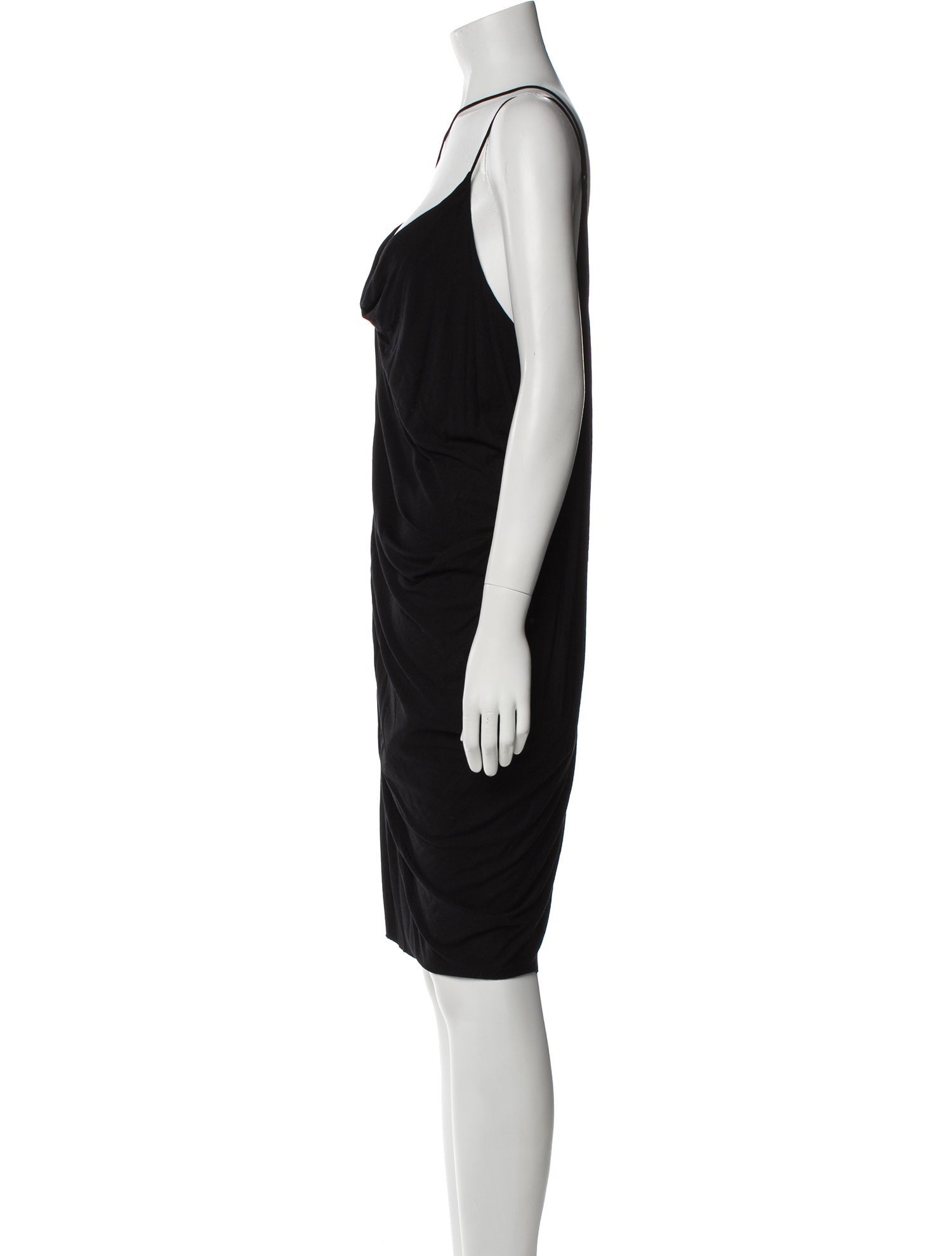 Helmut Lang Cowl Neck Mini Dress