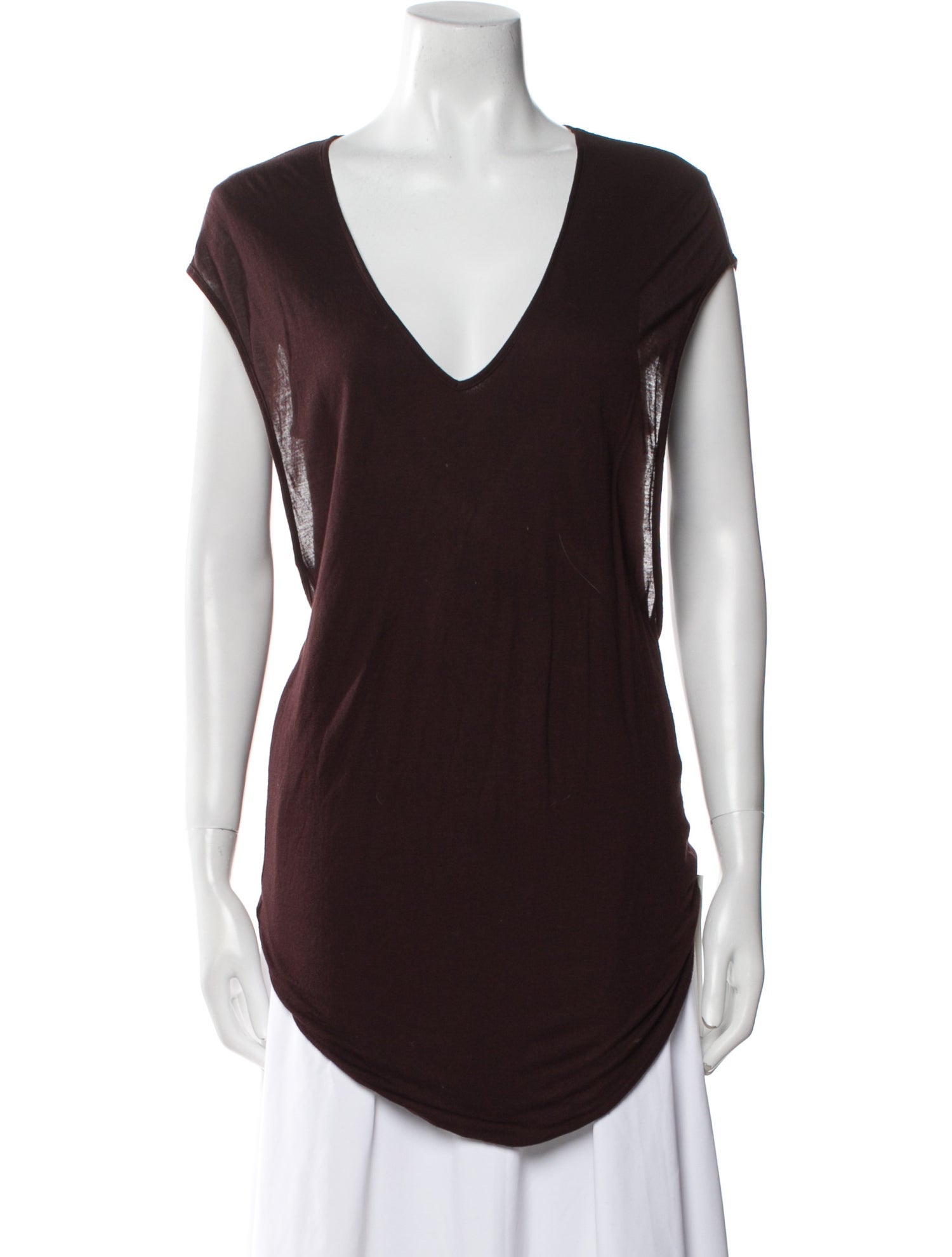 Helmut Lang V-Neck Short Sleeve T-Shirt