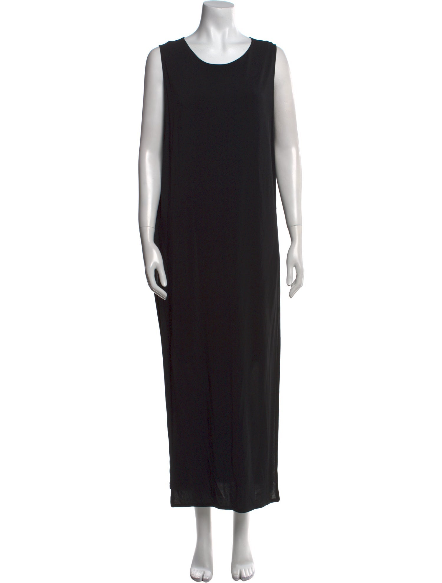 Helmut Lang Scoop Neck Long Dress