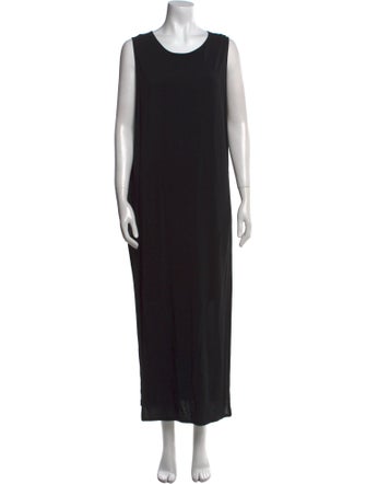 Helmut Lang Scoop Neck Long Dress