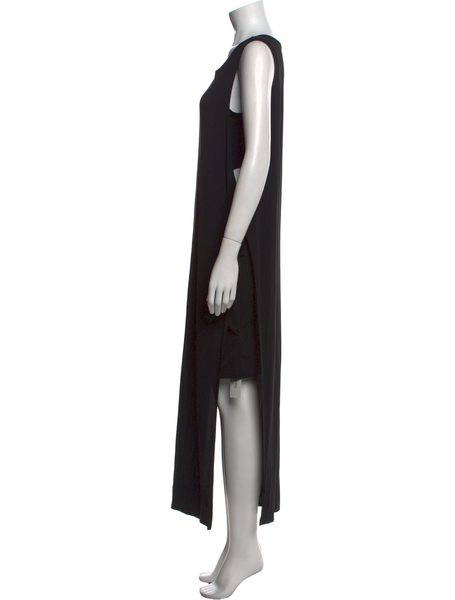 Helmut Lang Scoop Neck Long Dress