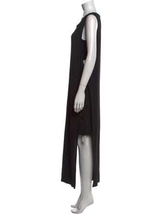 Helmut Lang Scoop Neck Long Dress