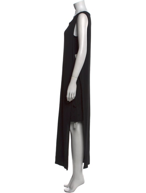 Helmut Lang Scoop Neck Long Dress