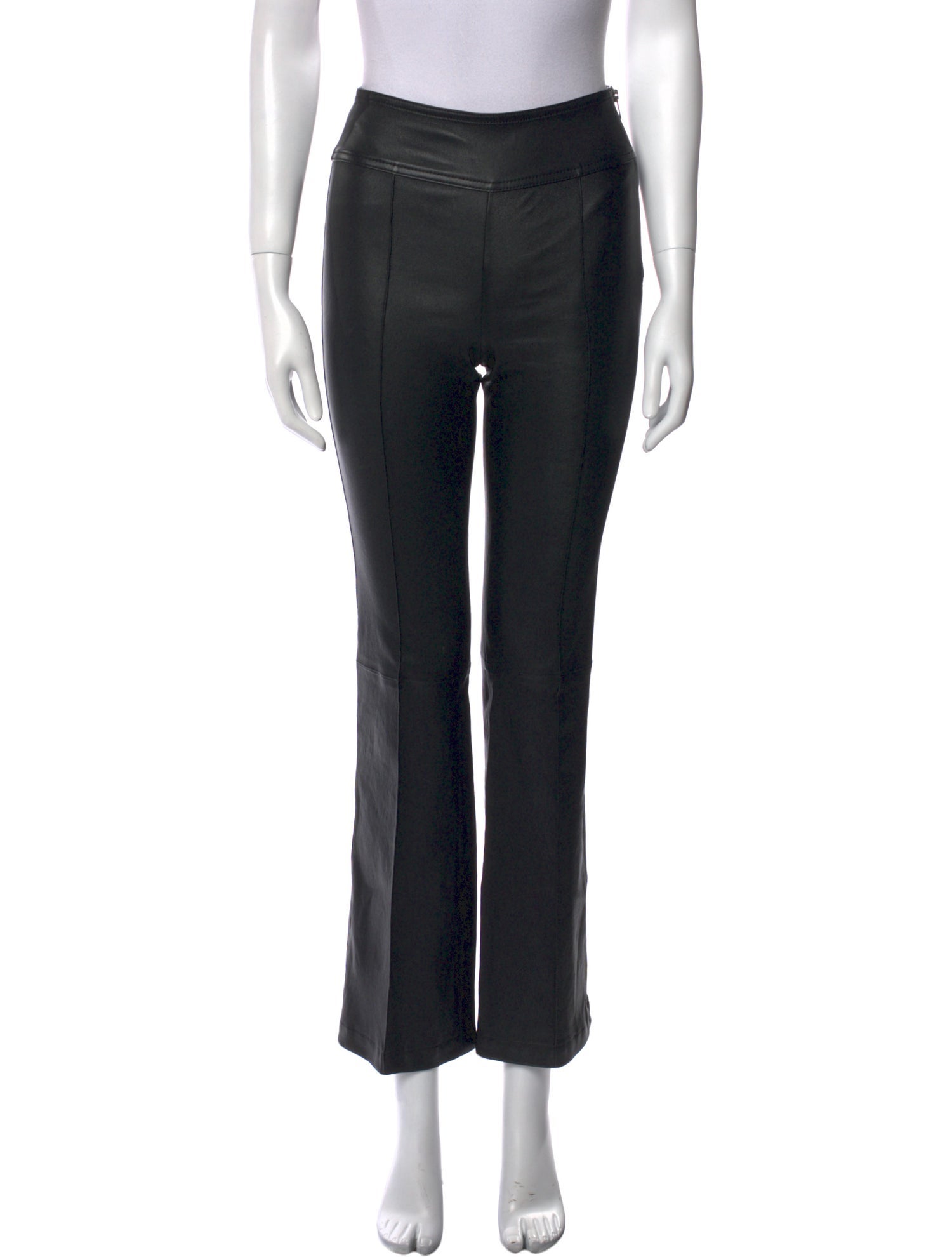 Helmut Lang Leather Straight Leg Pants