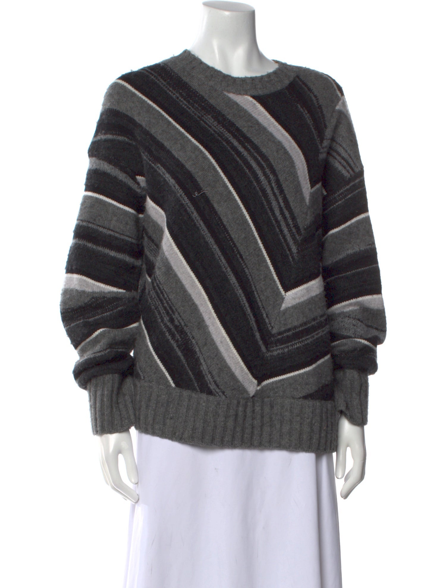 Helmut Lang Wool Striped Sweater
