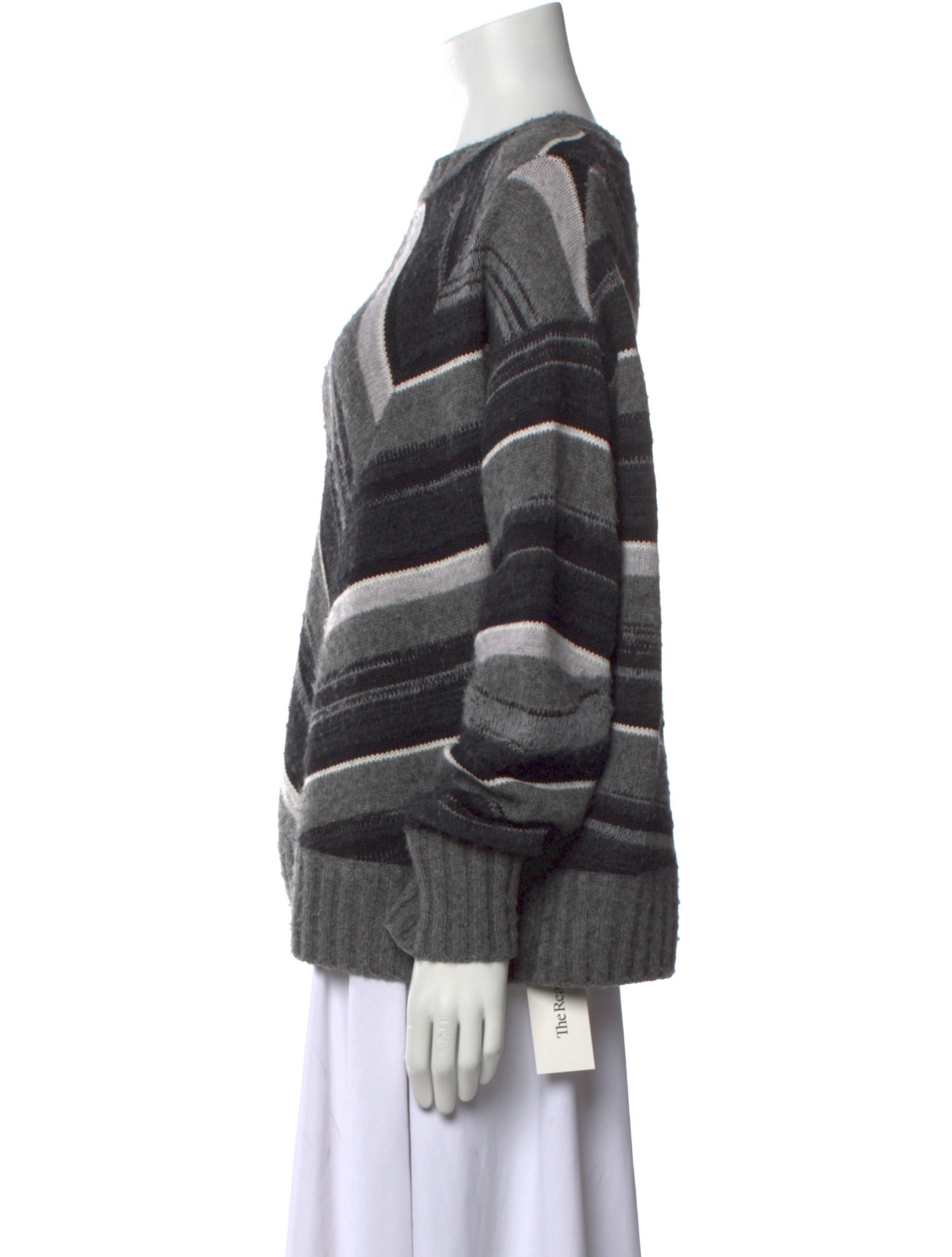 Helmut Lang Wool Striped Sweater