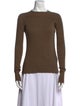 Helmut Lang Bateau Neckline Long Sleeve Top