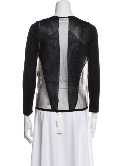 Helmut Lang Scoop Neck Three-Quarter Sleeve Top