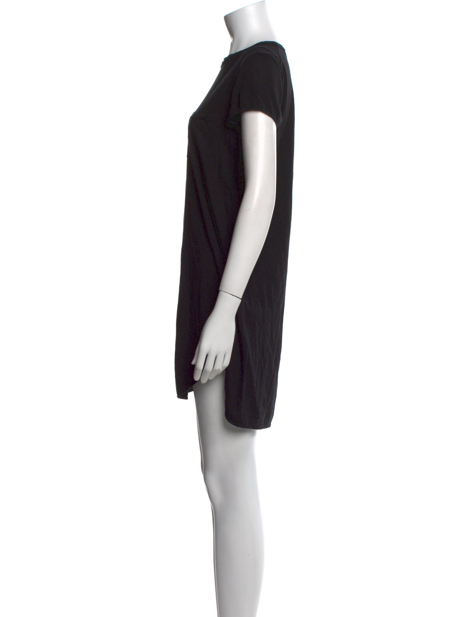 Helmut Lang Crew Neck Mini Dress