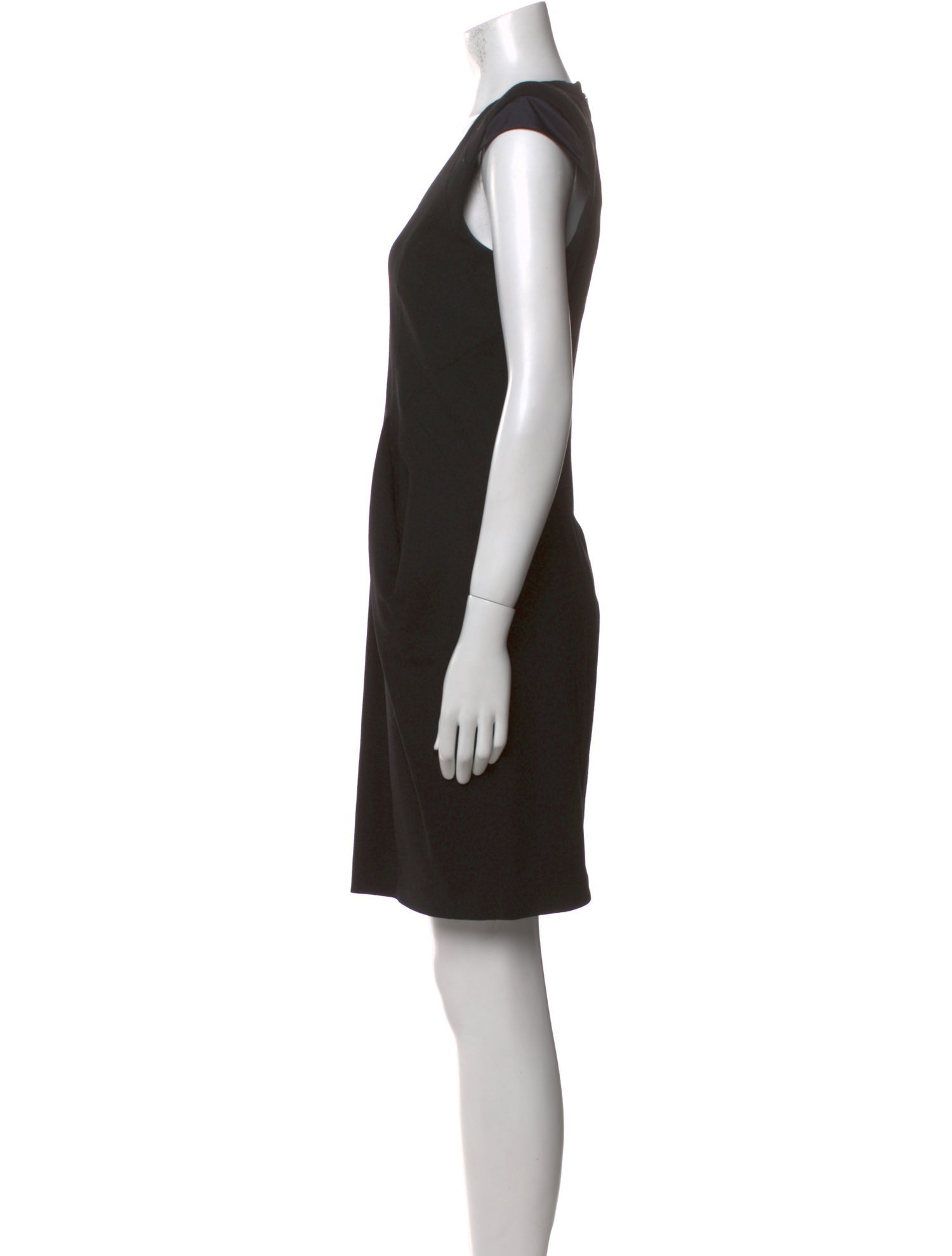 Helmut Lang Virgin Wool Mini Dress