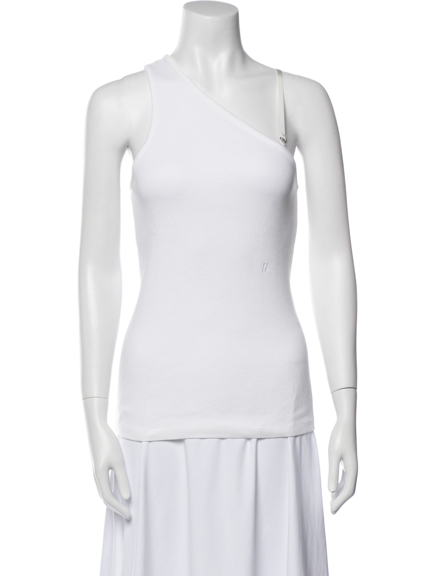 Helmut Lang One-Shoulder Sleeveless Top