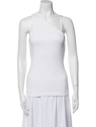 Helmut Lang One-Shoulder Sleeveless Top