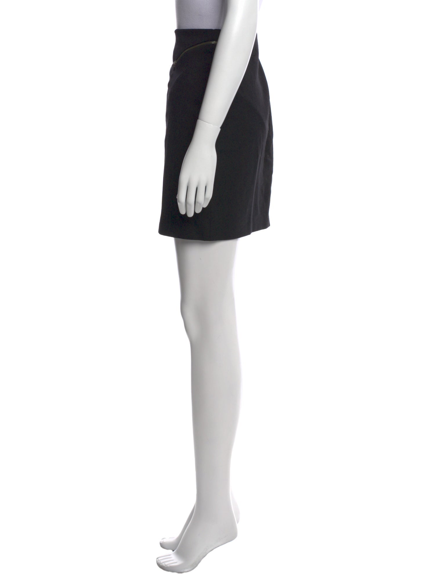 Helmut Lang Virgin Wool Mini Skirt
