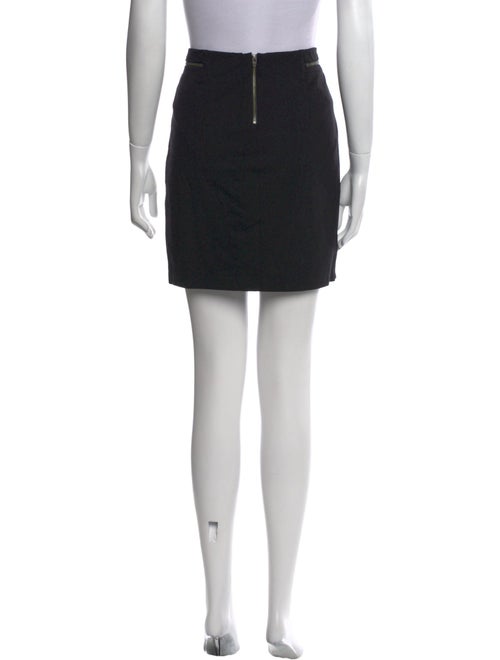 Helmut Lang Virgin Wool Mini Skirt