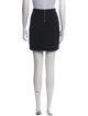 Helmut Lang Virgin Wool Mini Skirt