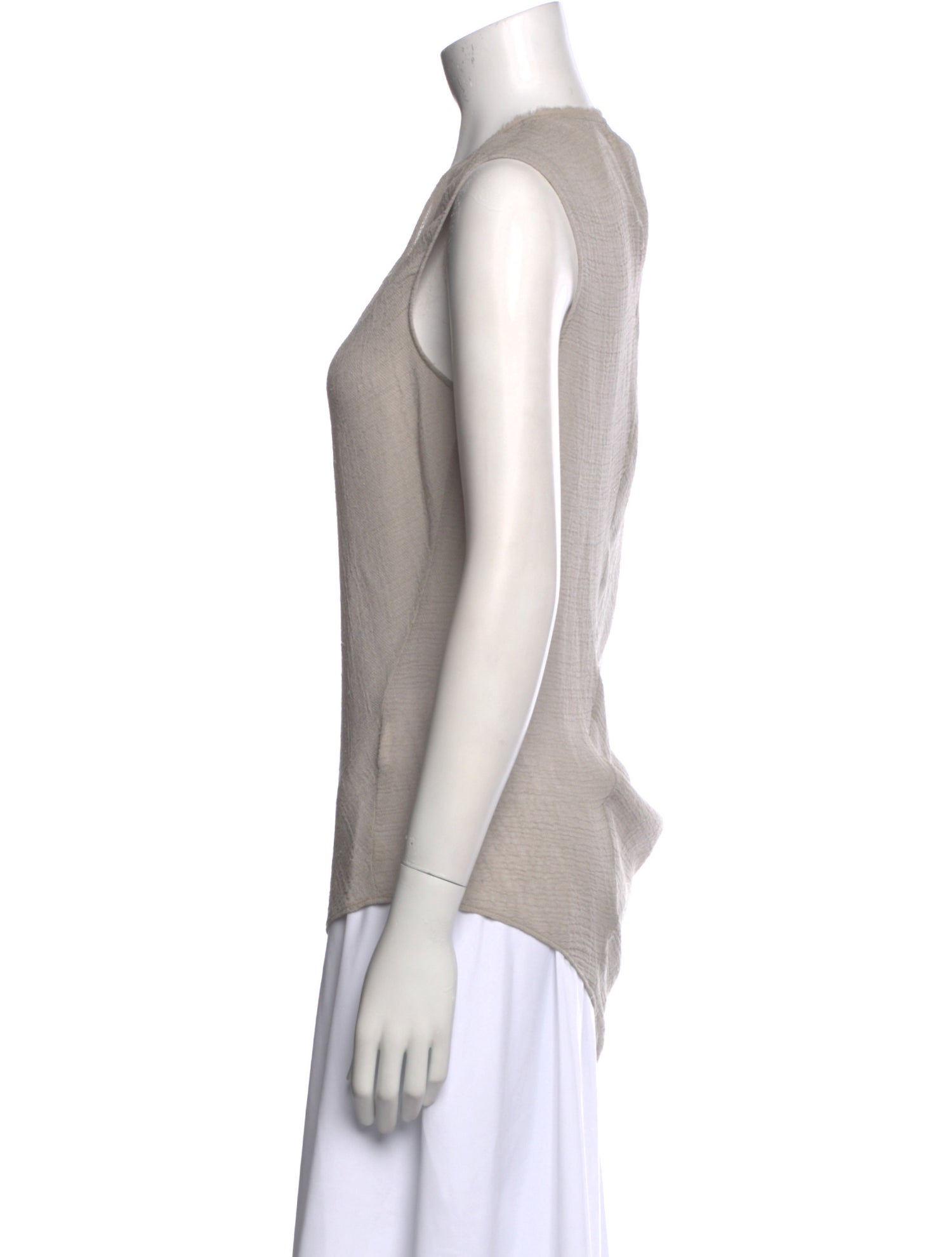 Helmut Lang V-Neck Sleeveless Top