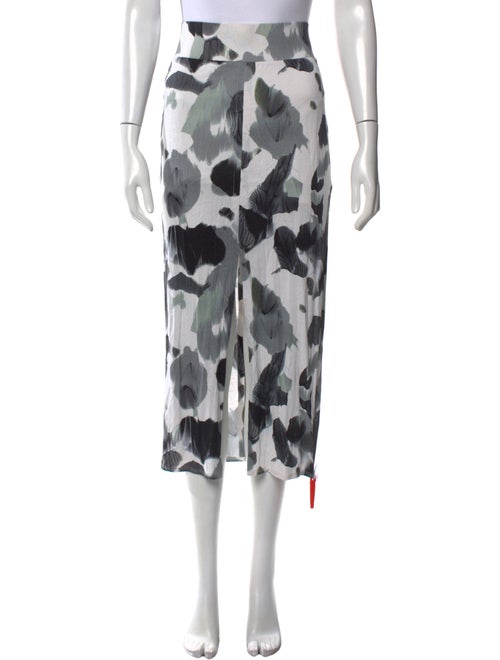 Helmut Lang Silk Midi Length Skirt