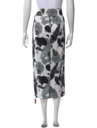 Helmut Lang Silk Midi Length Skirt