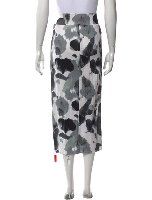 Helmut Lang Silk Midi Length Skirt