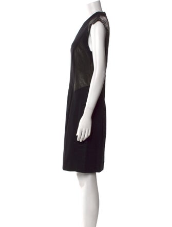 Helmut Lang Lamb Leather Knee-Length Dress