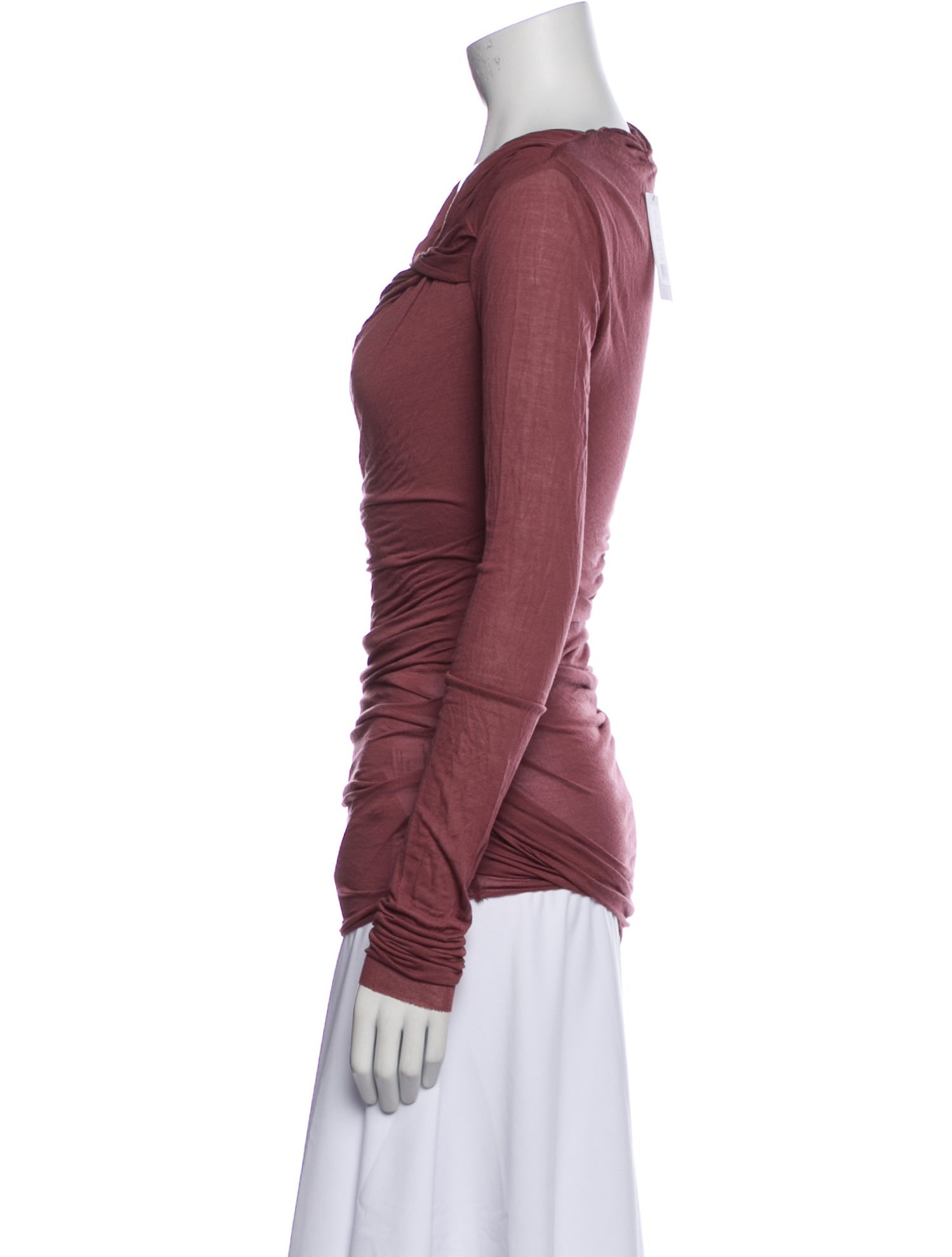Helmut Lang Cowl Neck Long Sleeve Top w/ Tags