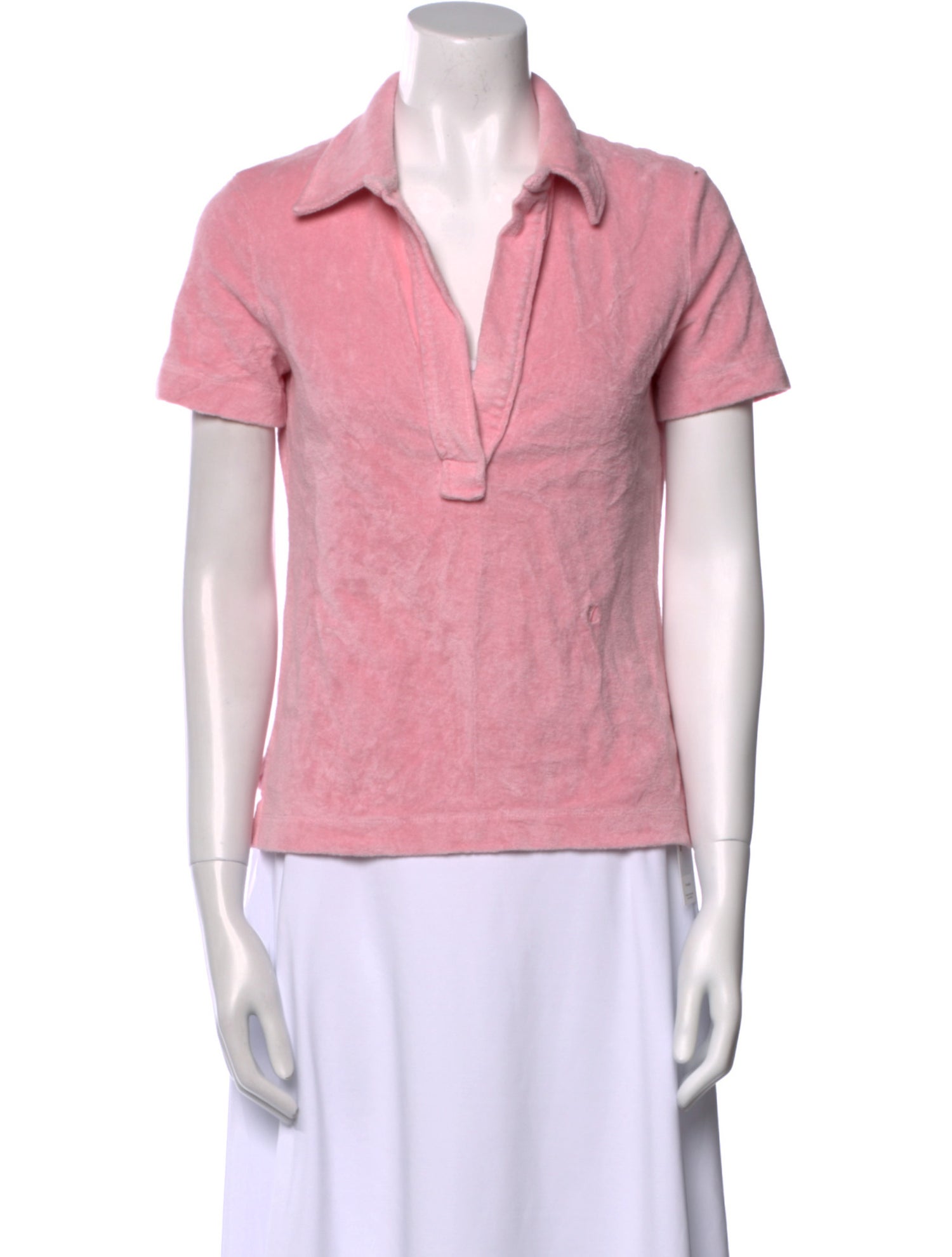 Helmut Lang V-Neck Short Sleeve Polo