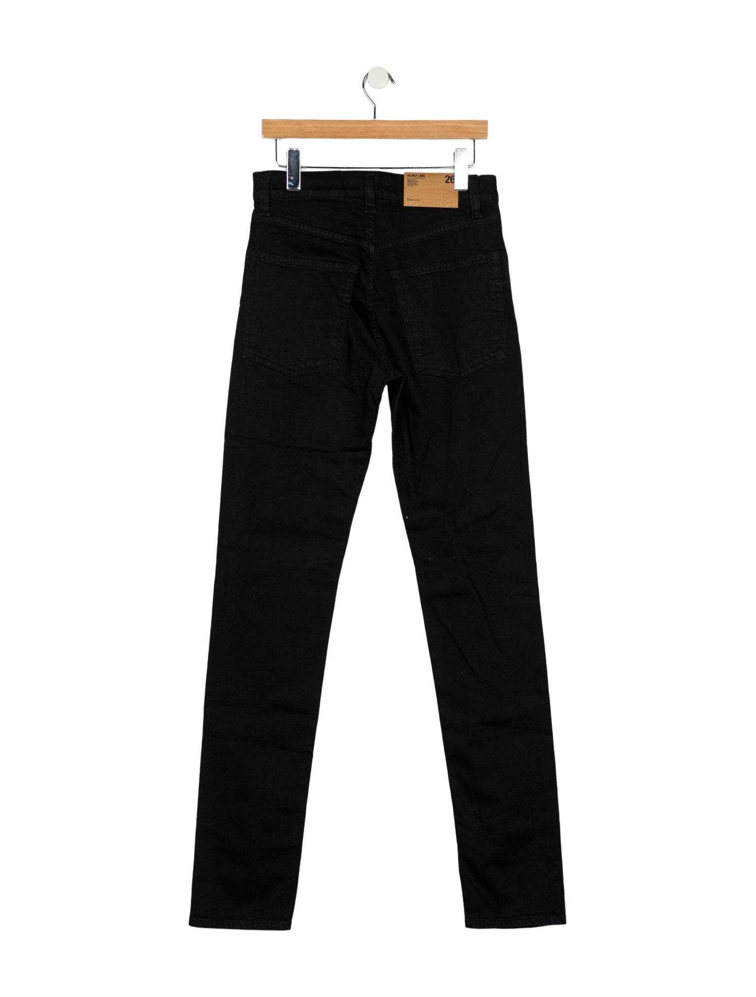 Helmut Lang High-Rise Straight Leg Jeans