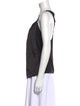 Helmut Lang Silk Scoop Neck Top