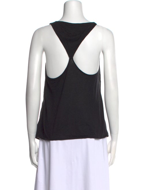 Helmut Lang Silk Scoop Neck Top
