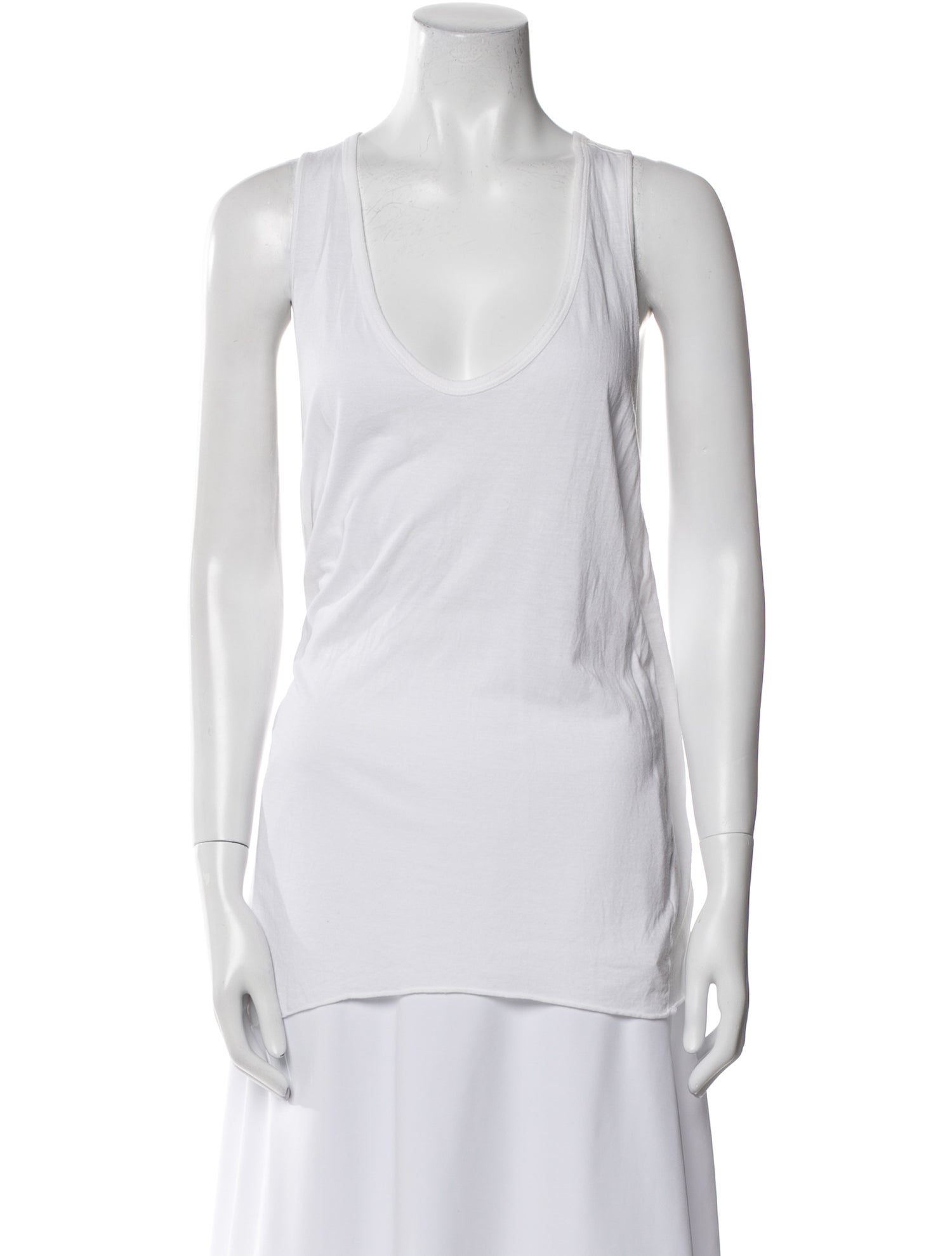 Helmut Lang Scoop Neck Sleeveless Top