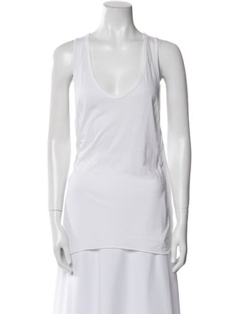 Helmut Lang Scoop Neck Sleeveless Top