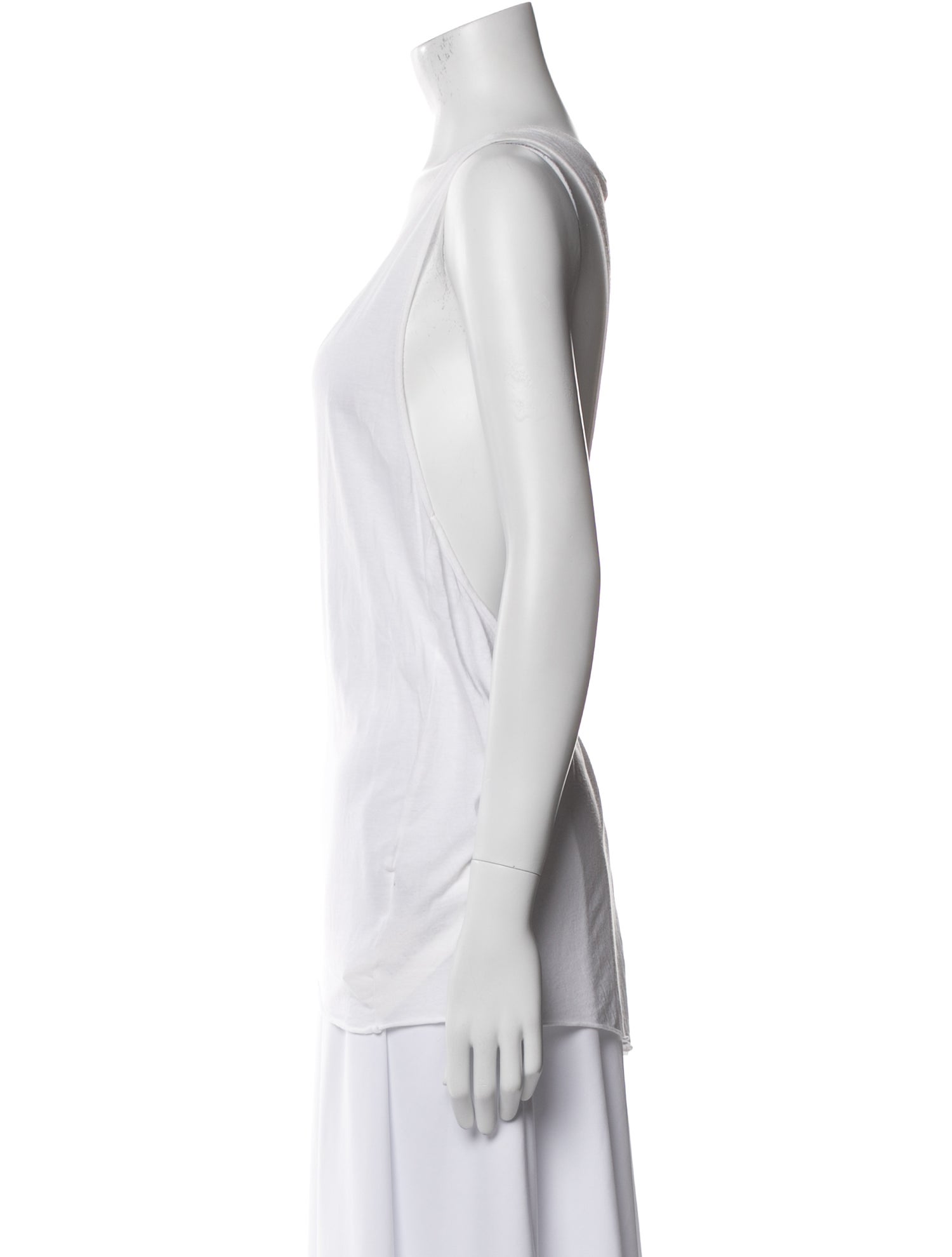 Helmut Lang Scoop Neck Sleeveless Top