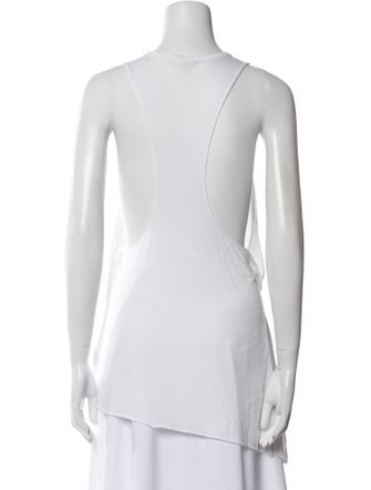 Helmut Lang Scoop Neck Sleeveless Top