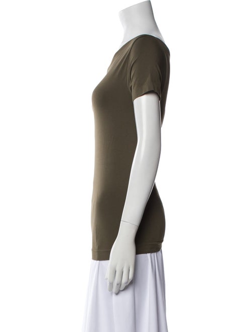 Helmut Lang One-Shoulder Short Sleeve Top