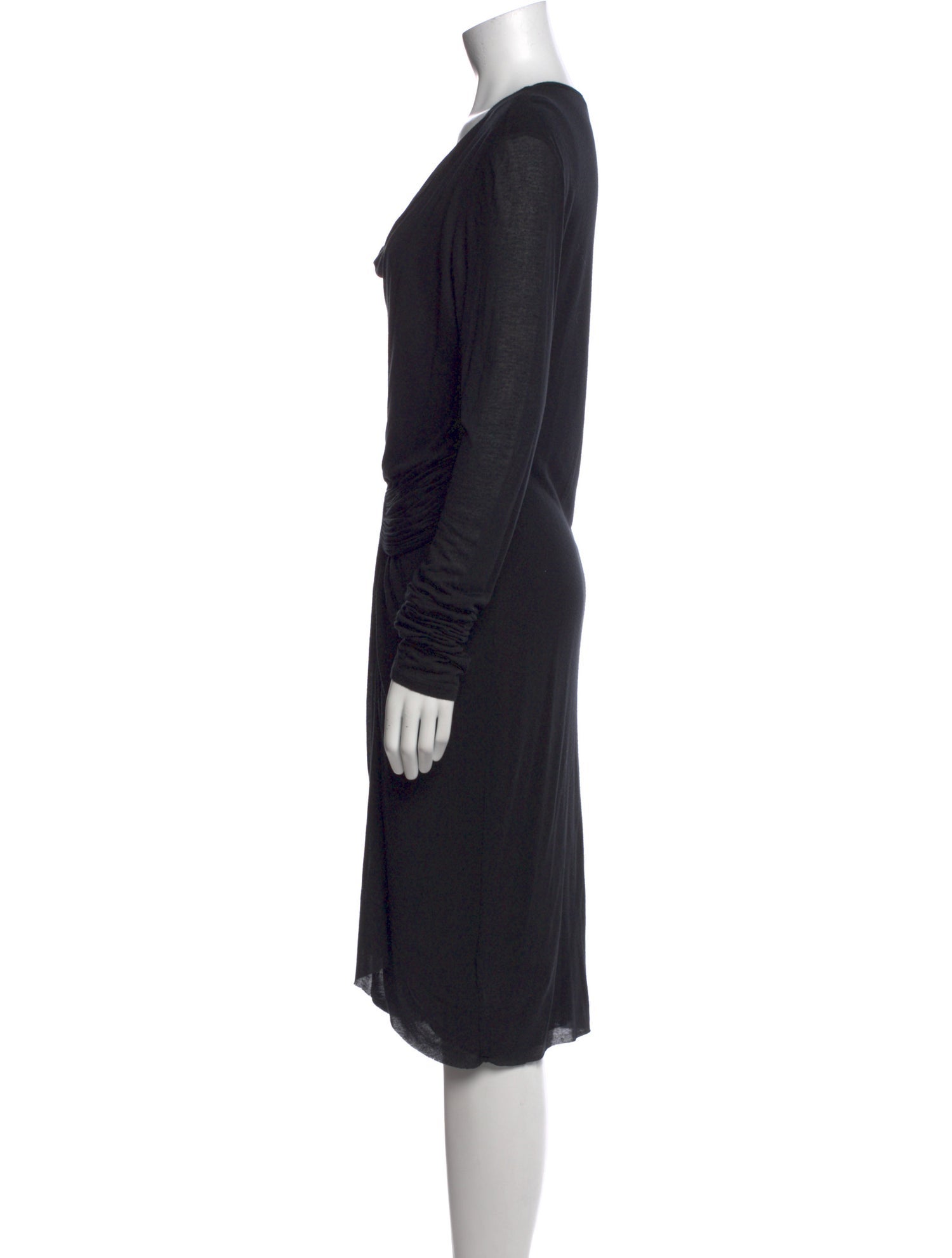 Helmut Lang Cowl Neck Knee-Length Dress