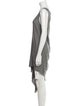 Helmut Lang Scoop Neck Midi Length Dress
