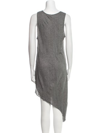 Helmut Lang Scoop Neck Midi Length Dress